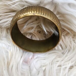 Vintage brass textured bangle‎
